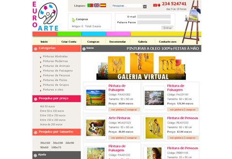 Euro Artes - loja virtual online